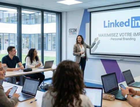 Maximisez votre impact sur LinkedIn : rendez-vous à la JPO de l'ISCOM Strasbourg