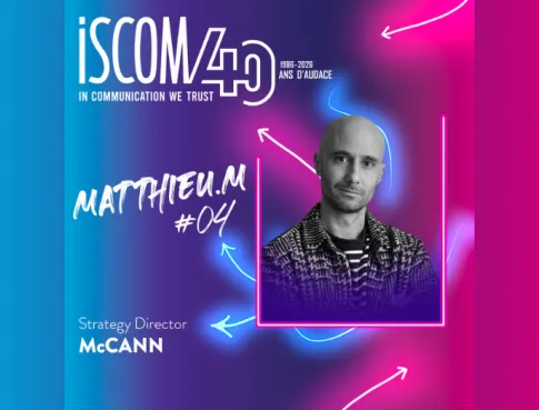 40 ans d’ISCOM, 40 ans d’ICÔNES : Matthieu Mondin