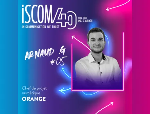 40 ANS D’ISCOM, 40 ANS D’ICÔNES : Arnaud Gave