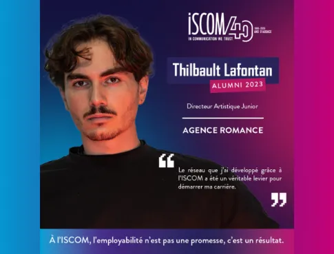 Jeunes diplômés, la nouvelle génération d'ICÔNES : Thibault Lafontan