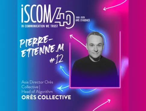 40 ans d’ISCOM, 40 ans d’ICÔNES: Pierre-Etienne Minnens